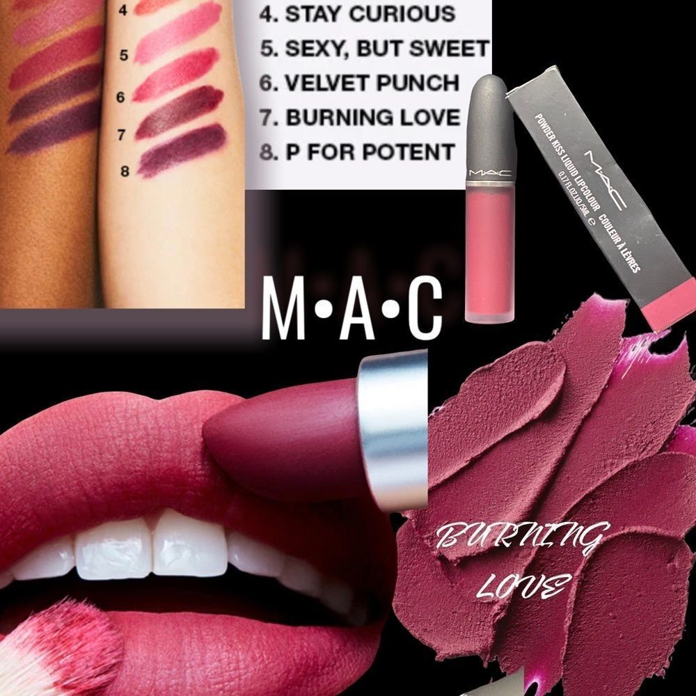 BURNING LOVE - M•A•C POWDER KISS LIQUID LIPCOLOR “ BURNING LOVE”